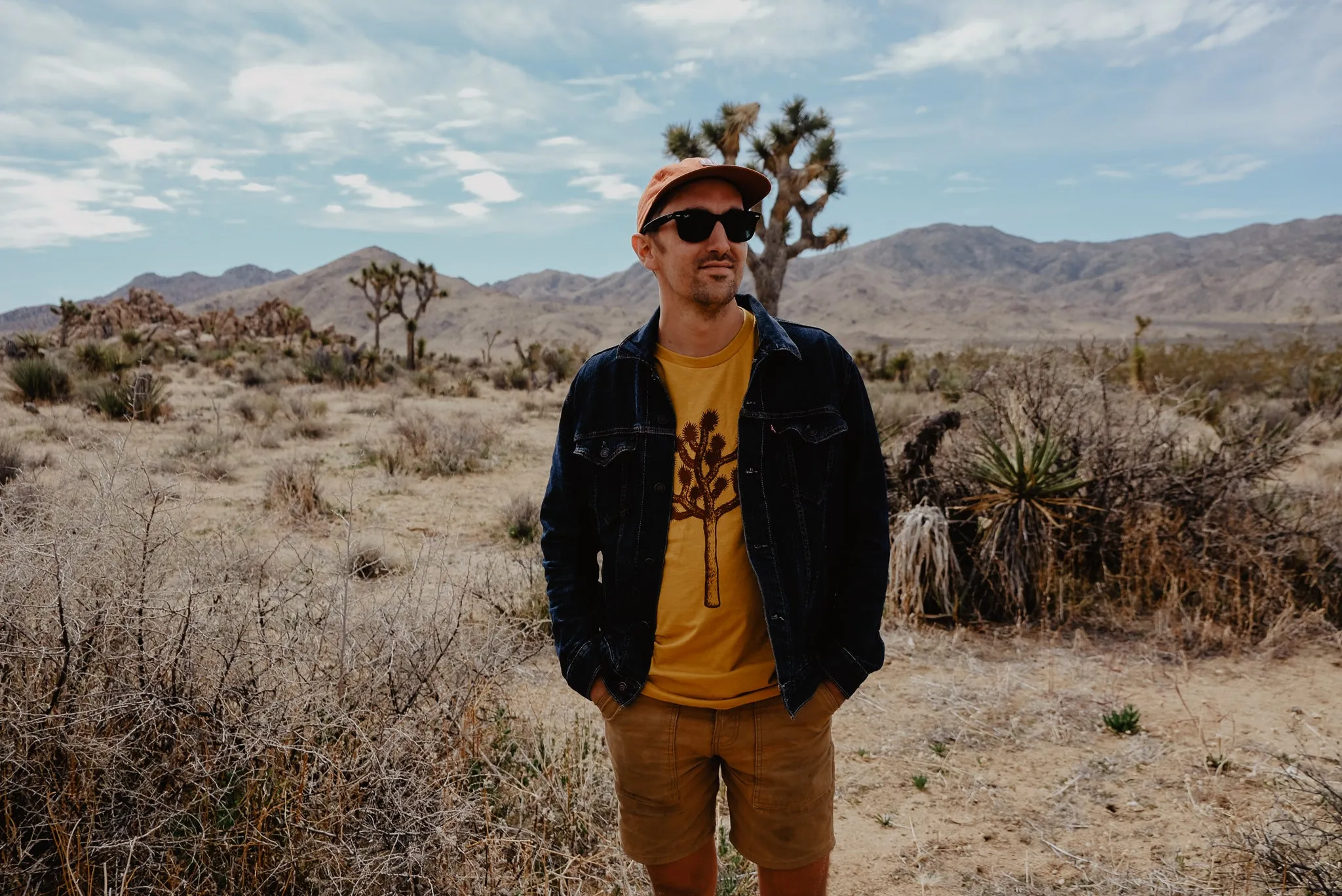 Joshua Tree Tee - Mustard