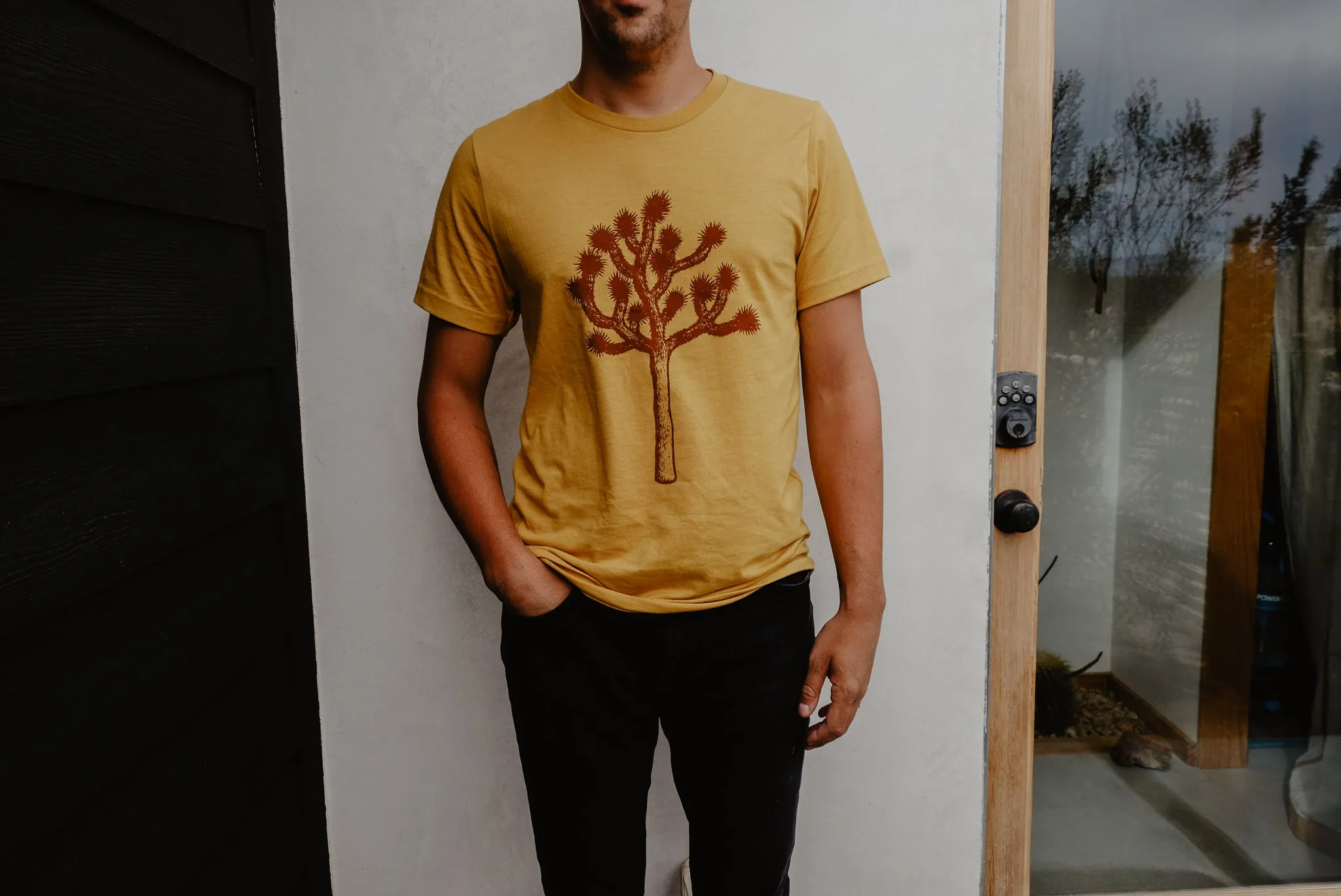 Joshua Tree Tee - Mustard