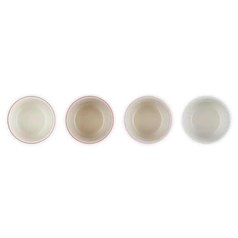 Le Creuset Stoneware La Petits Fours Collection Mini Ramekins (Set of 4)