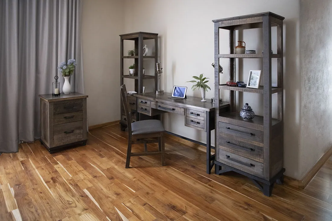 Loft Brown - File Cabinet - Two Tone Gray / Brown