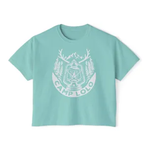 Lolo Camp Lantern Women's Boxy Tee - Light Logo