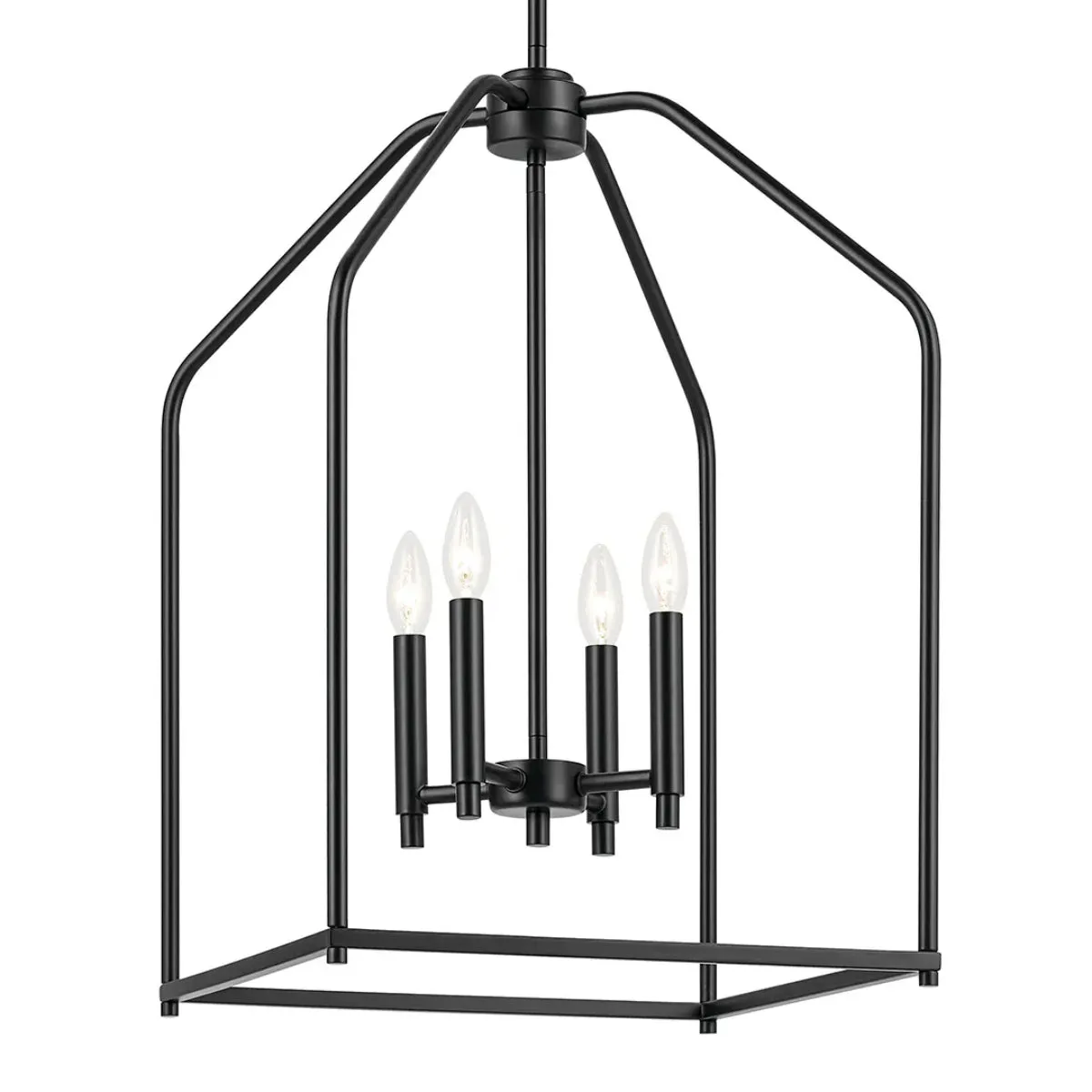 Madden 25" 4-Light Pendant Light, Black Finish