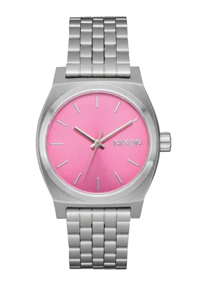 Medium Time Teller - Silver / Pink