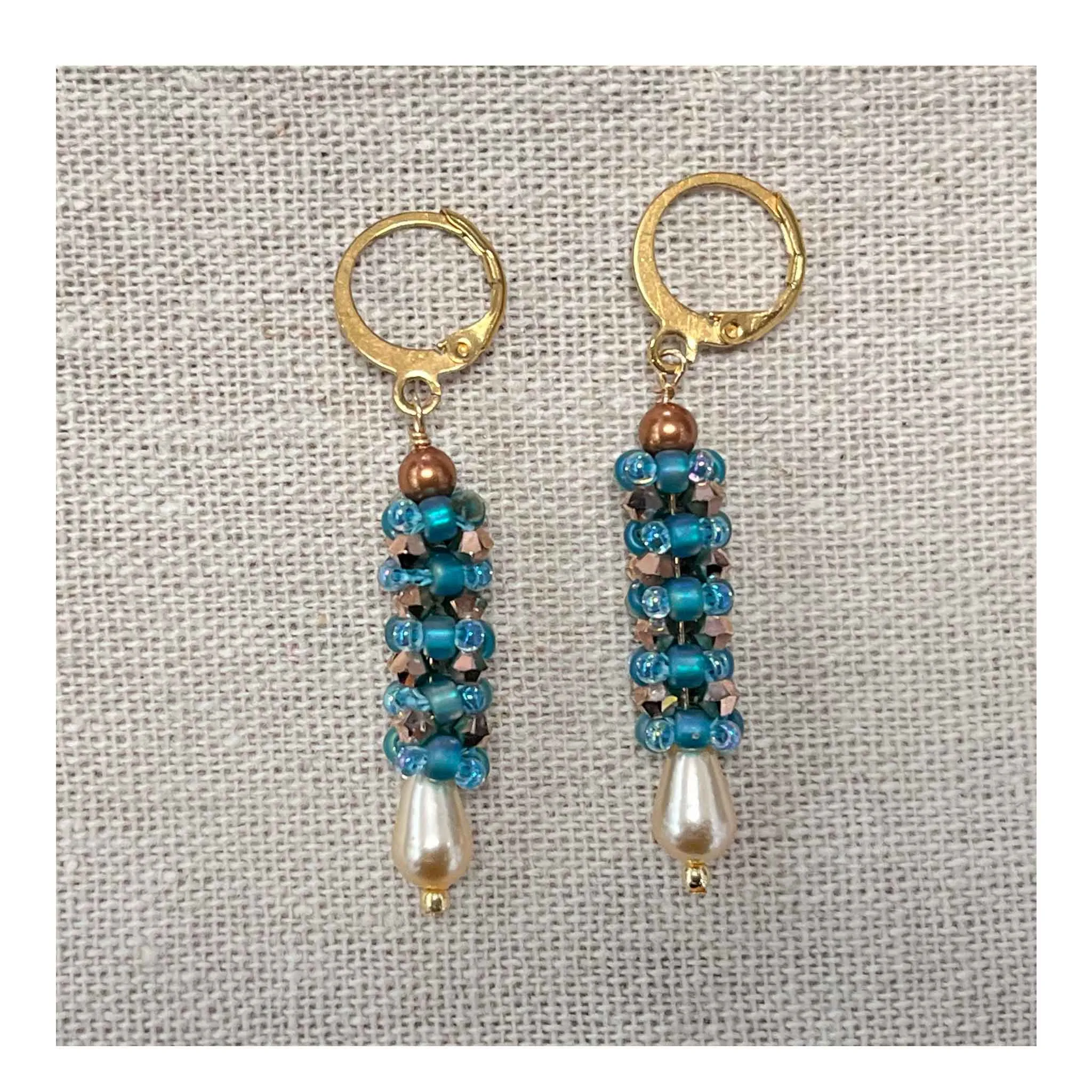 MEH Cubic Beaded Earrings