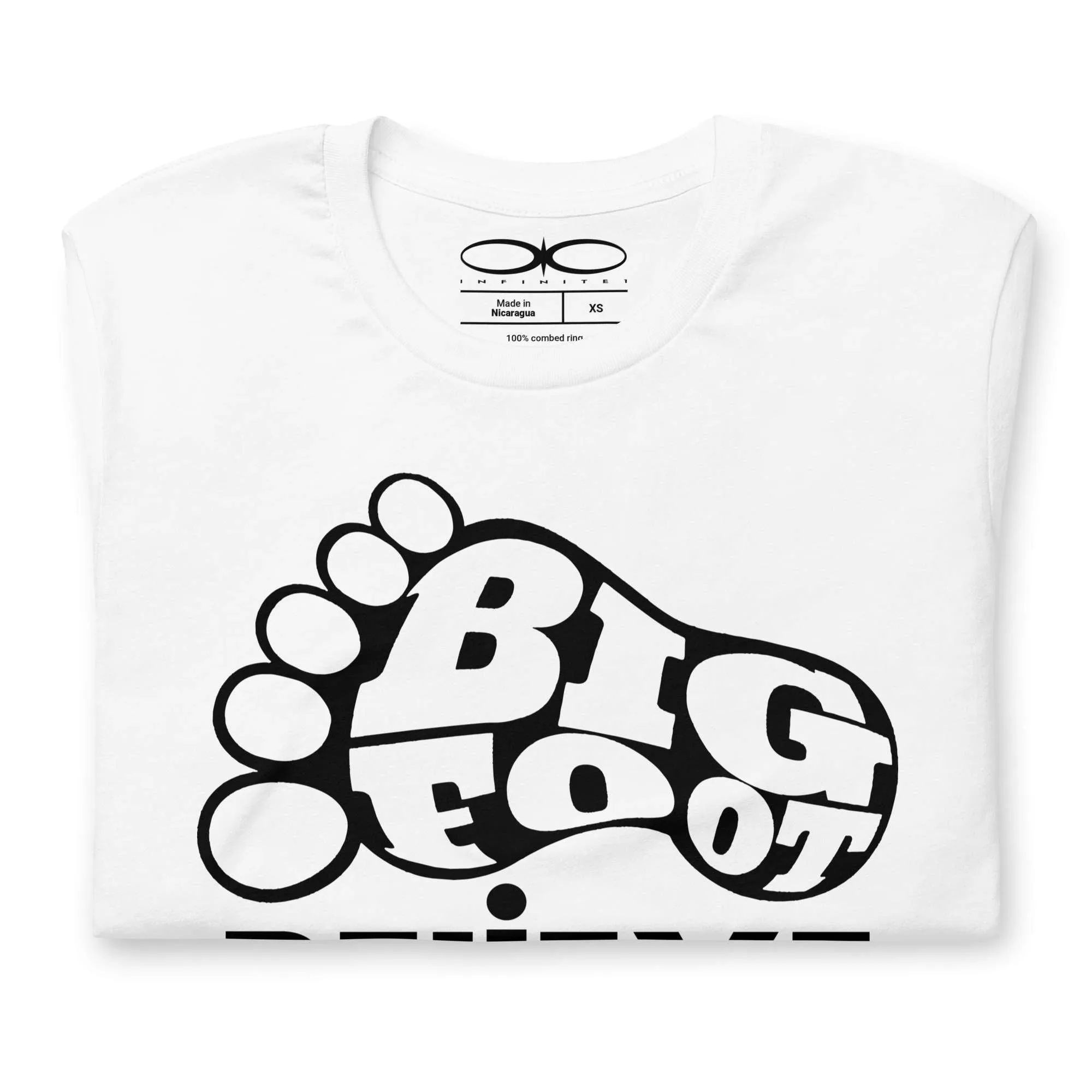 Men's Bigfoot Believe In The Foot Graphic T-shirt