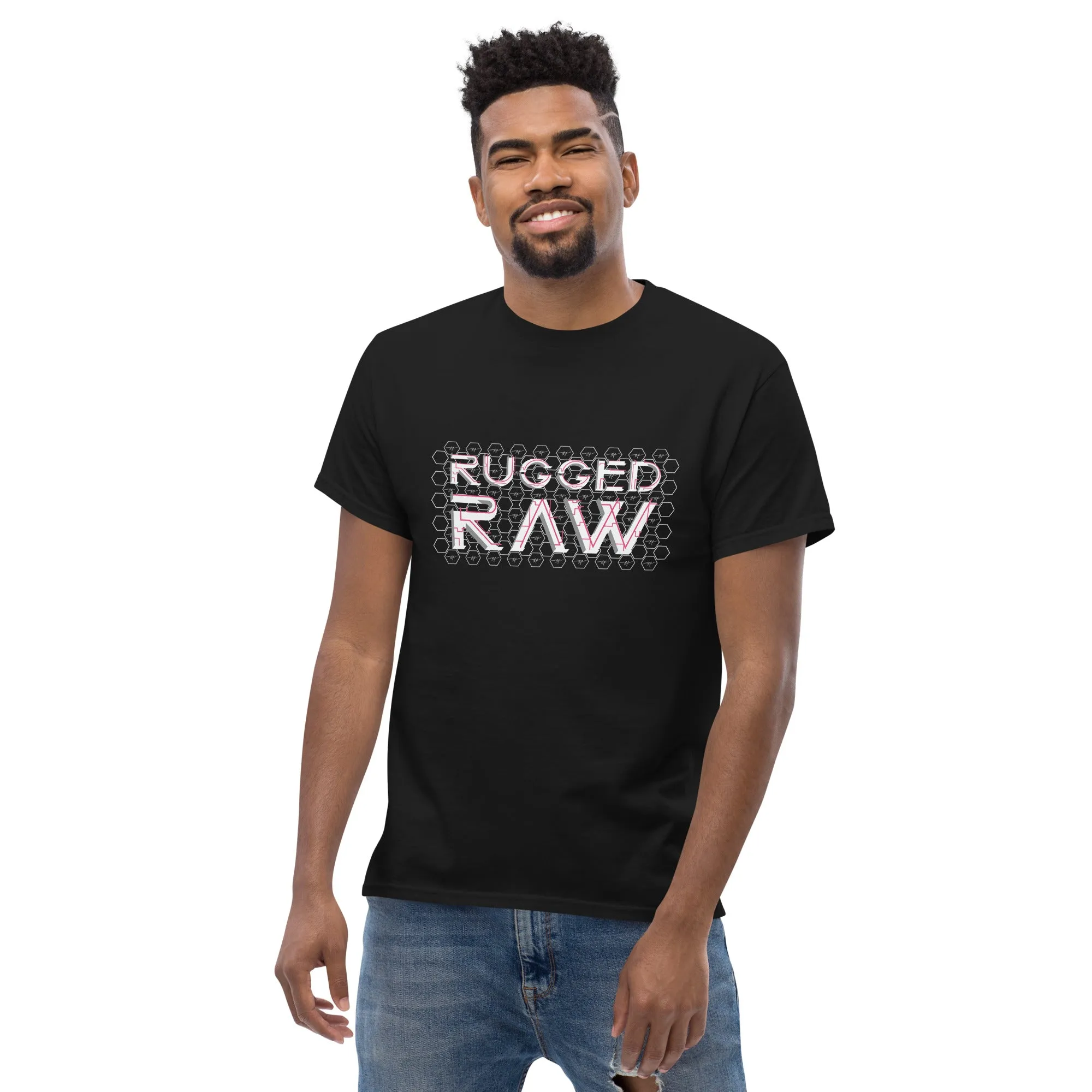 Men's " RUGGED RAW " Graphic T-Shirt