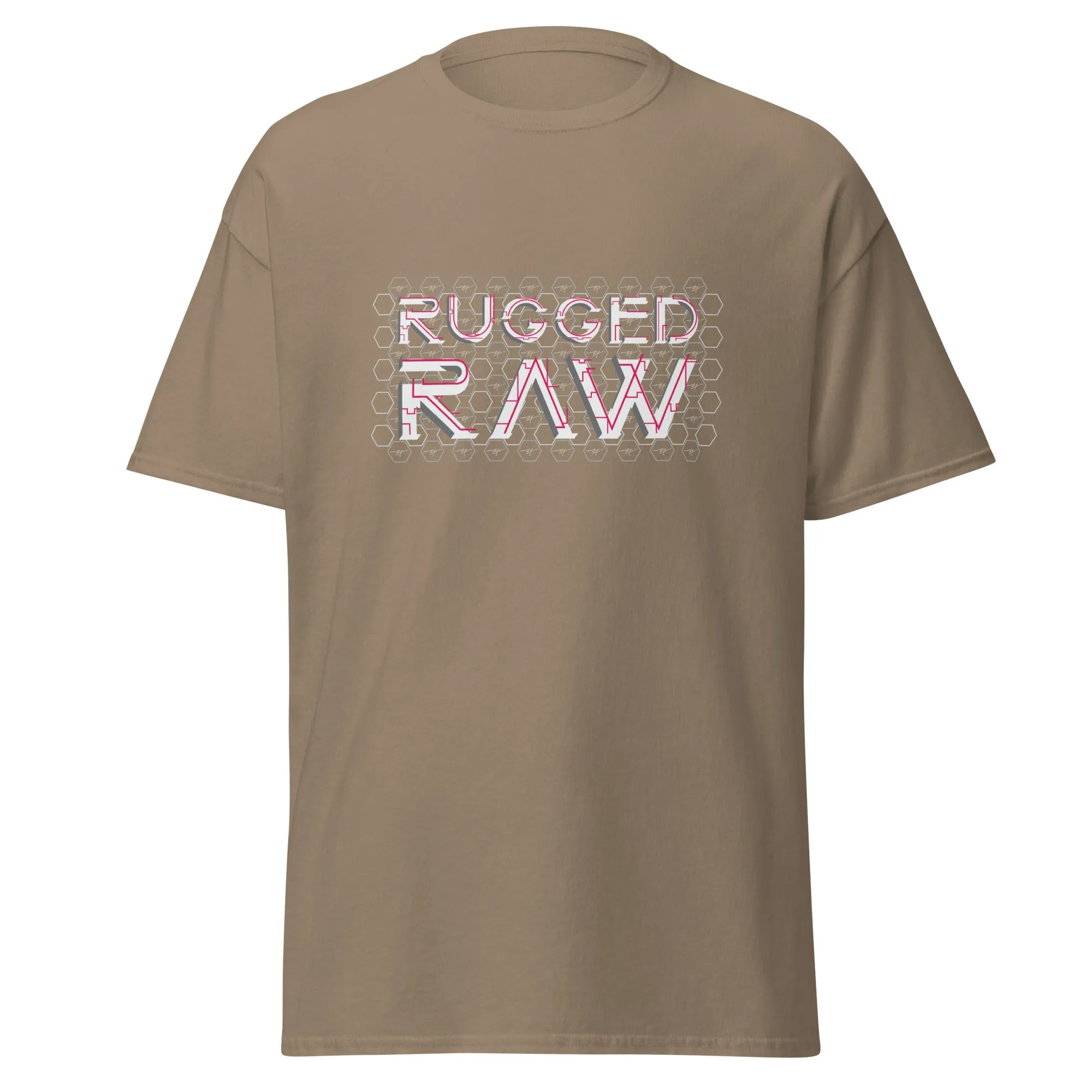 Men's " RUGGED RAW " Graphic T-Shirt