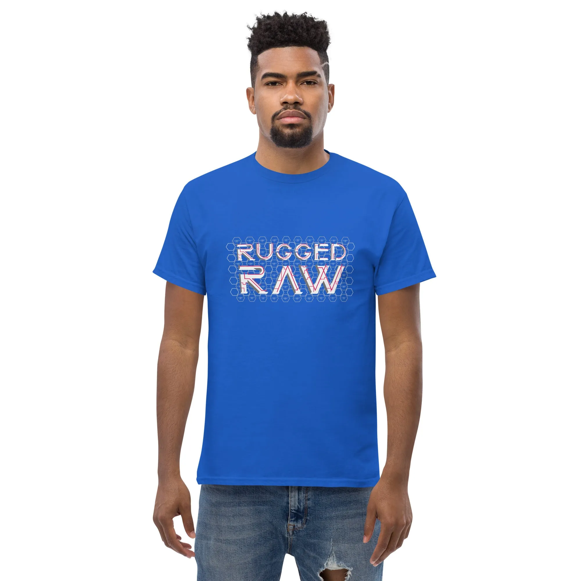 Men's " RUGGED RAW " Graphic T-Shirt