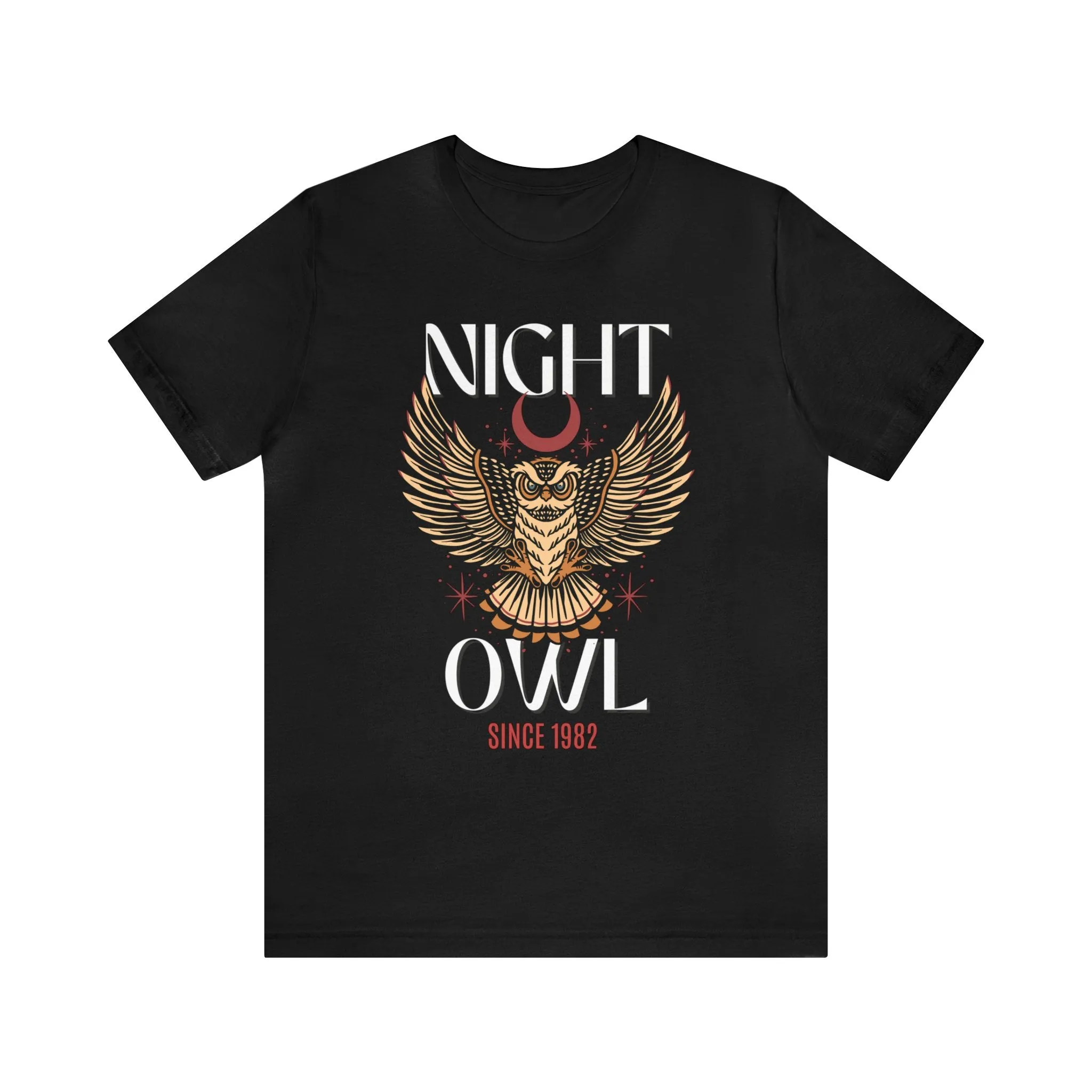 Night Owl Tattoo T-shirt / Traditional Tattoo Tee Shirt / Punk Rock Clothing Tshirt Rockabilly Psychobilly Freak Goth