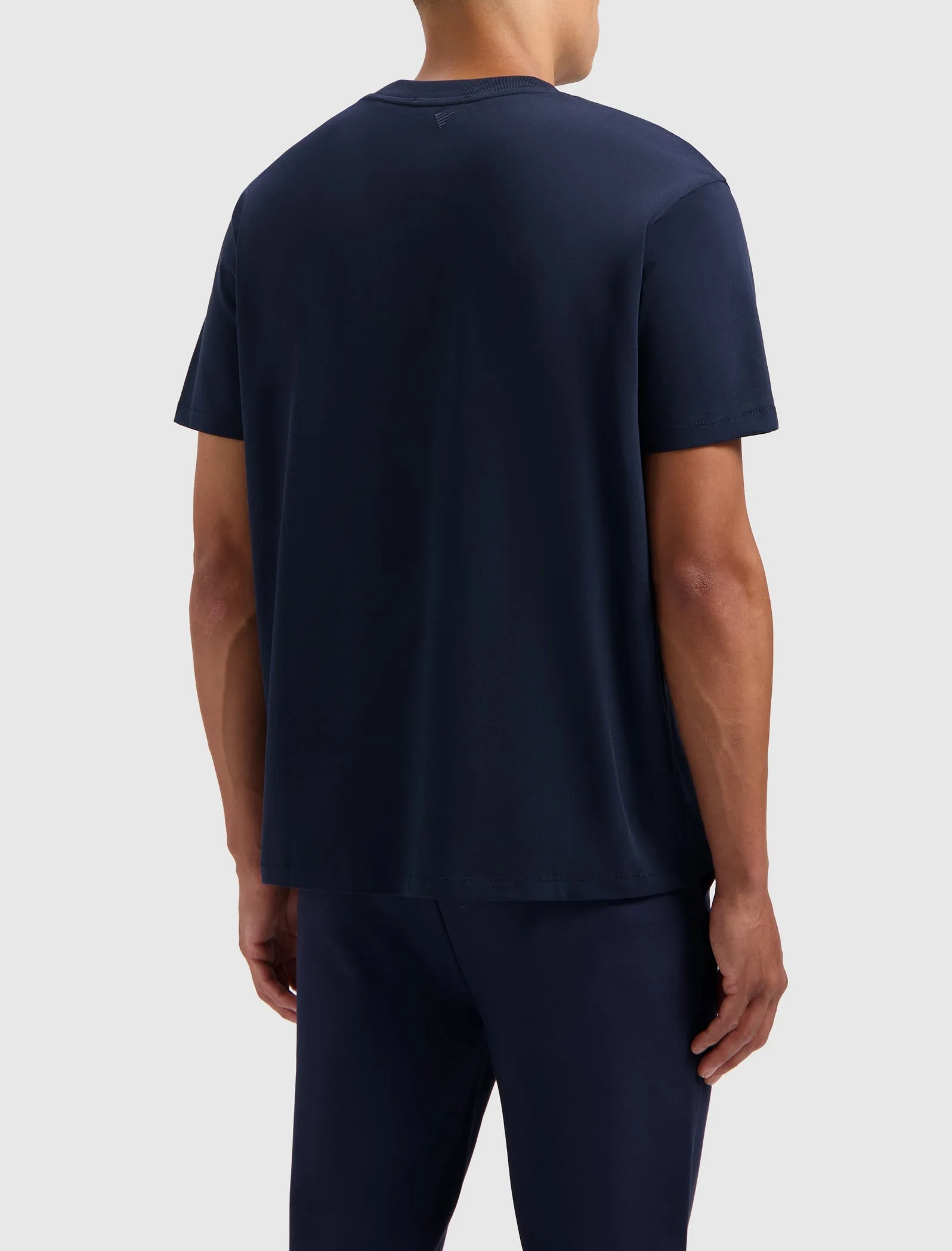 Organic Sideline Wordmark T-shirt | Navy