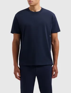 Organic Sideline Wordmark T-shirt | Navy