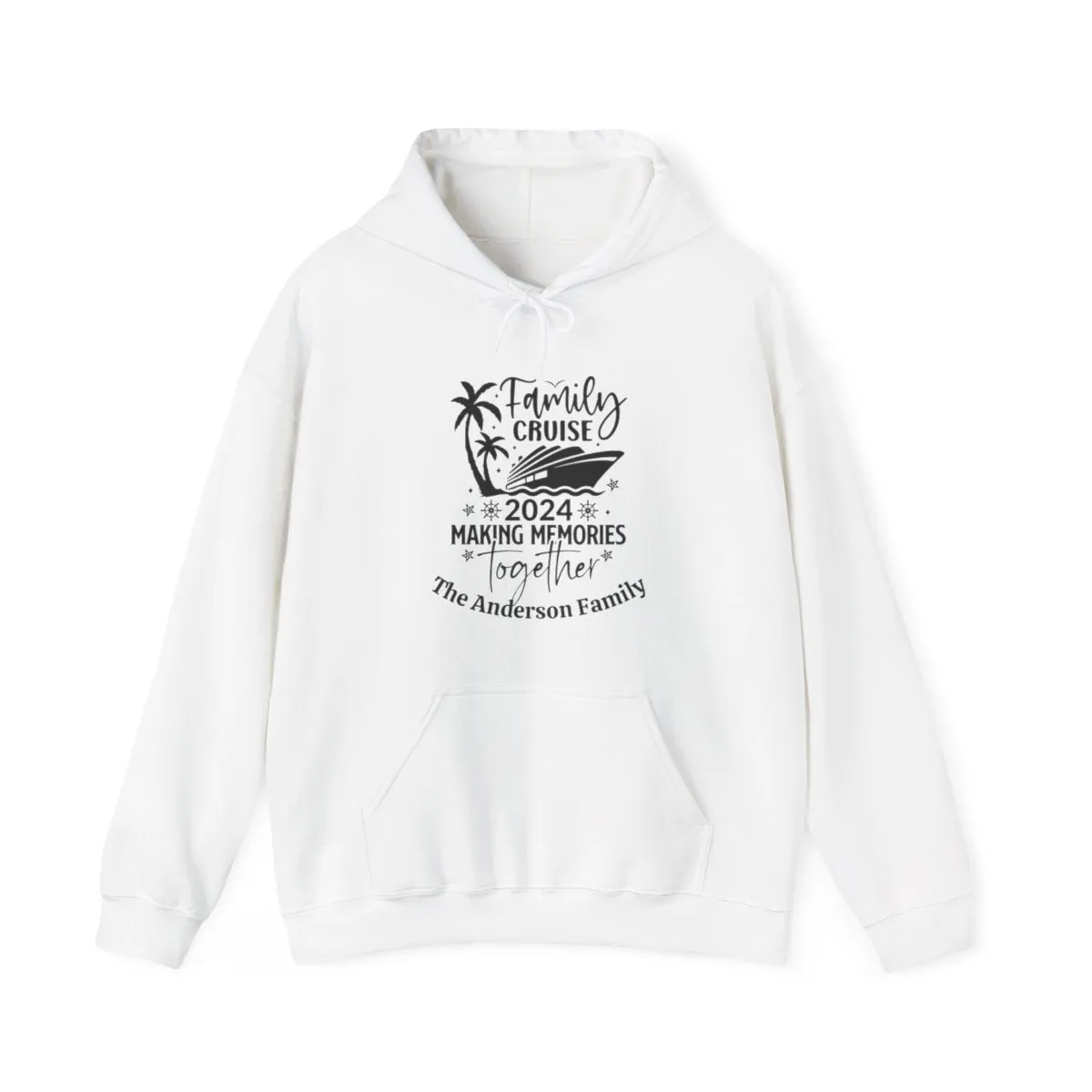 Personalised Family Cruise Making Memories Together Infant Fine Jersey Bodysuit/Infant Fine Jersey Tee/Unisex Jersey Short Sleeve Tee/Unisex Heavy Blend™ Hooded Sweatshirt