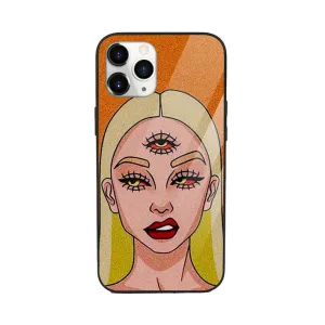 Pop Art Glass Phone Cover #106