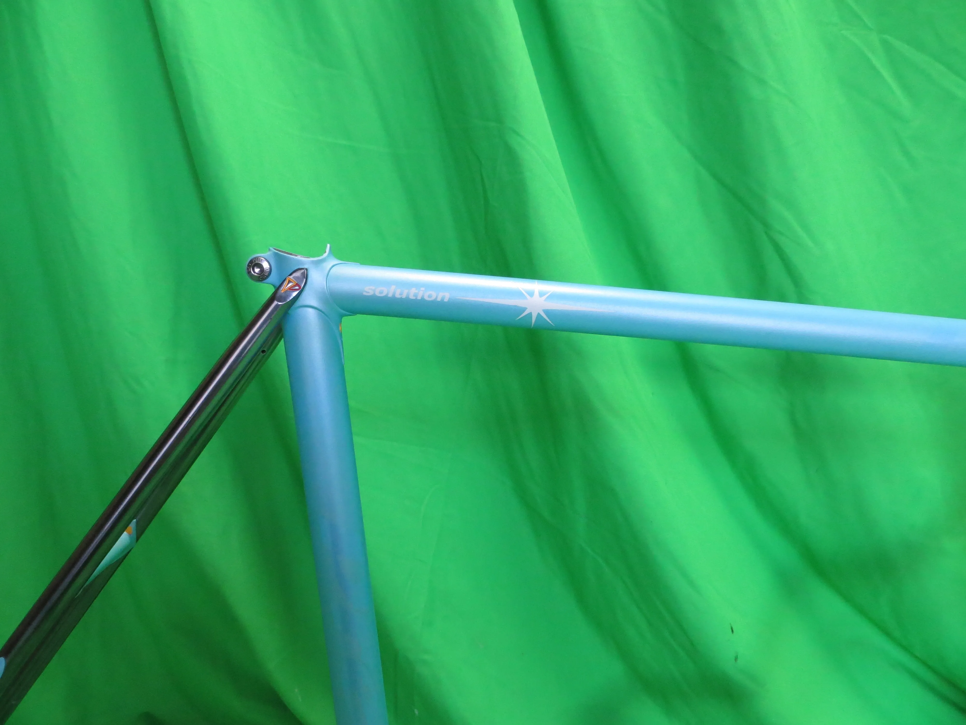 PRESTO Columbus Max Fork // Matte Light Blue / Gray Metallic Two Tone // 55cm Used by SS-Class