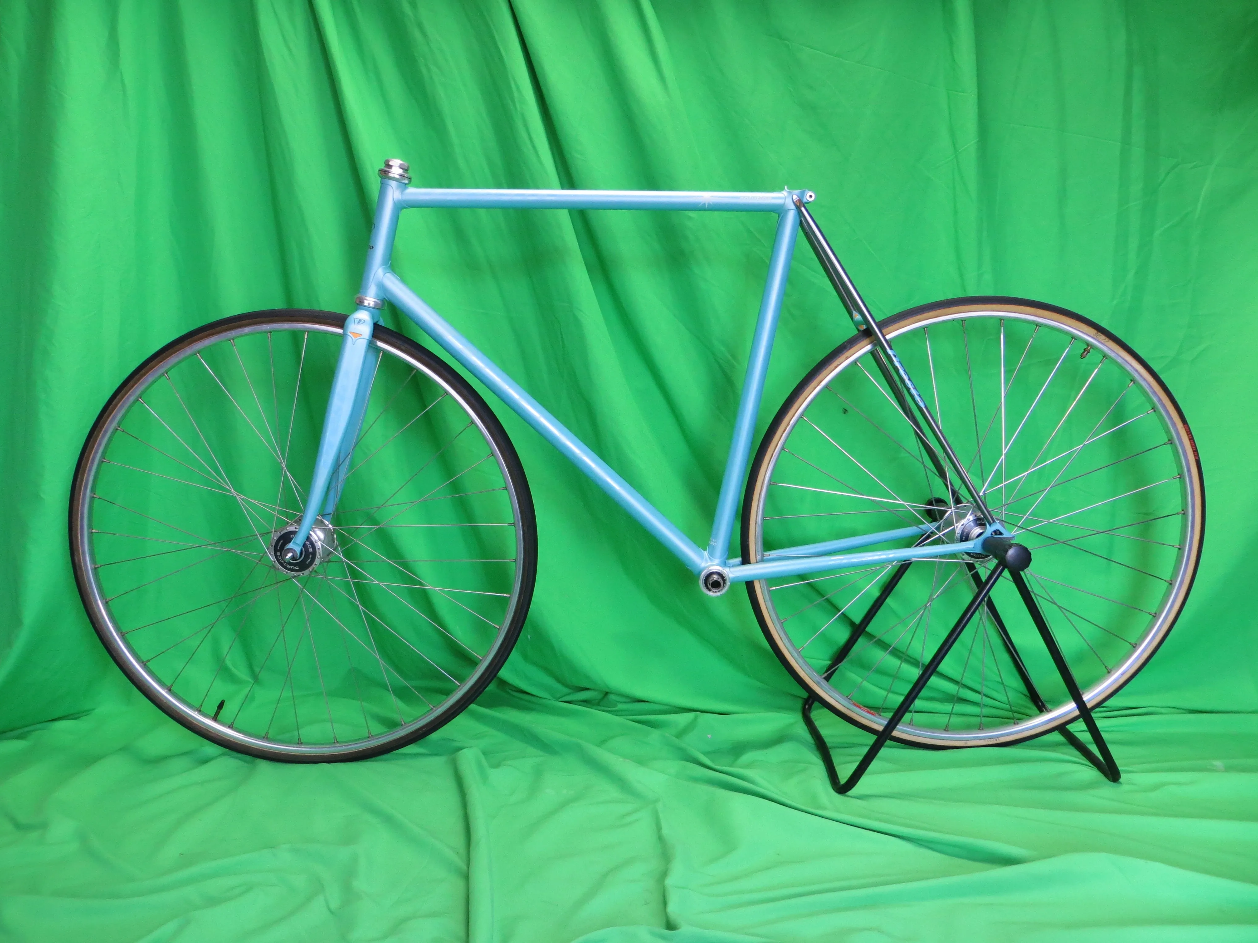 PRESTO Columbus Max Fork // Matte Light Blue / Gray Metallic Two Tone // 55cm Used by SS-Class