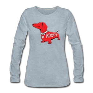 "Big Red Dog" Contoured Premium Long Sleeve T-Shirt