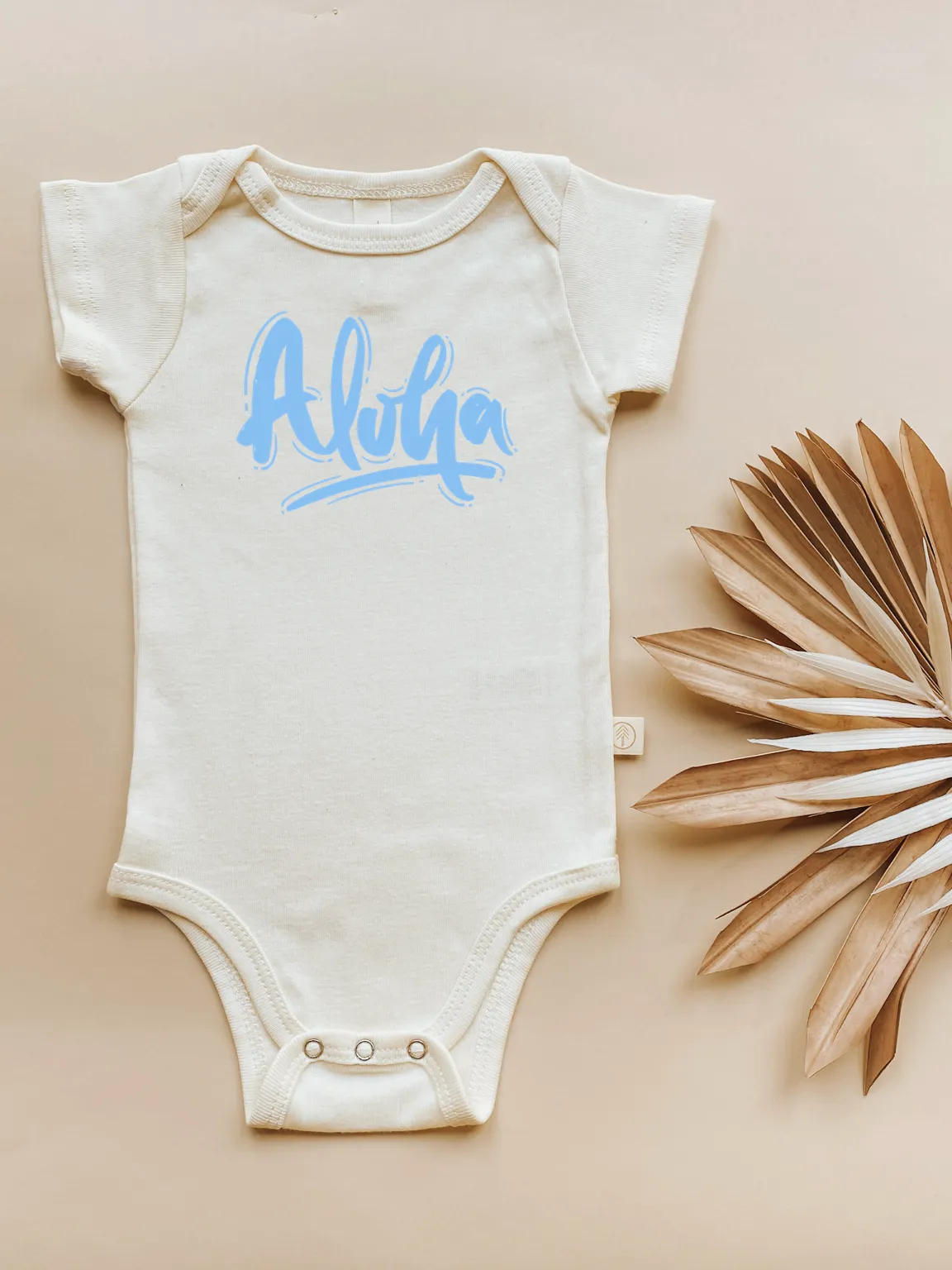 Short Sleeve Bodysuit | Aloha in Ocean | Organic Cotton