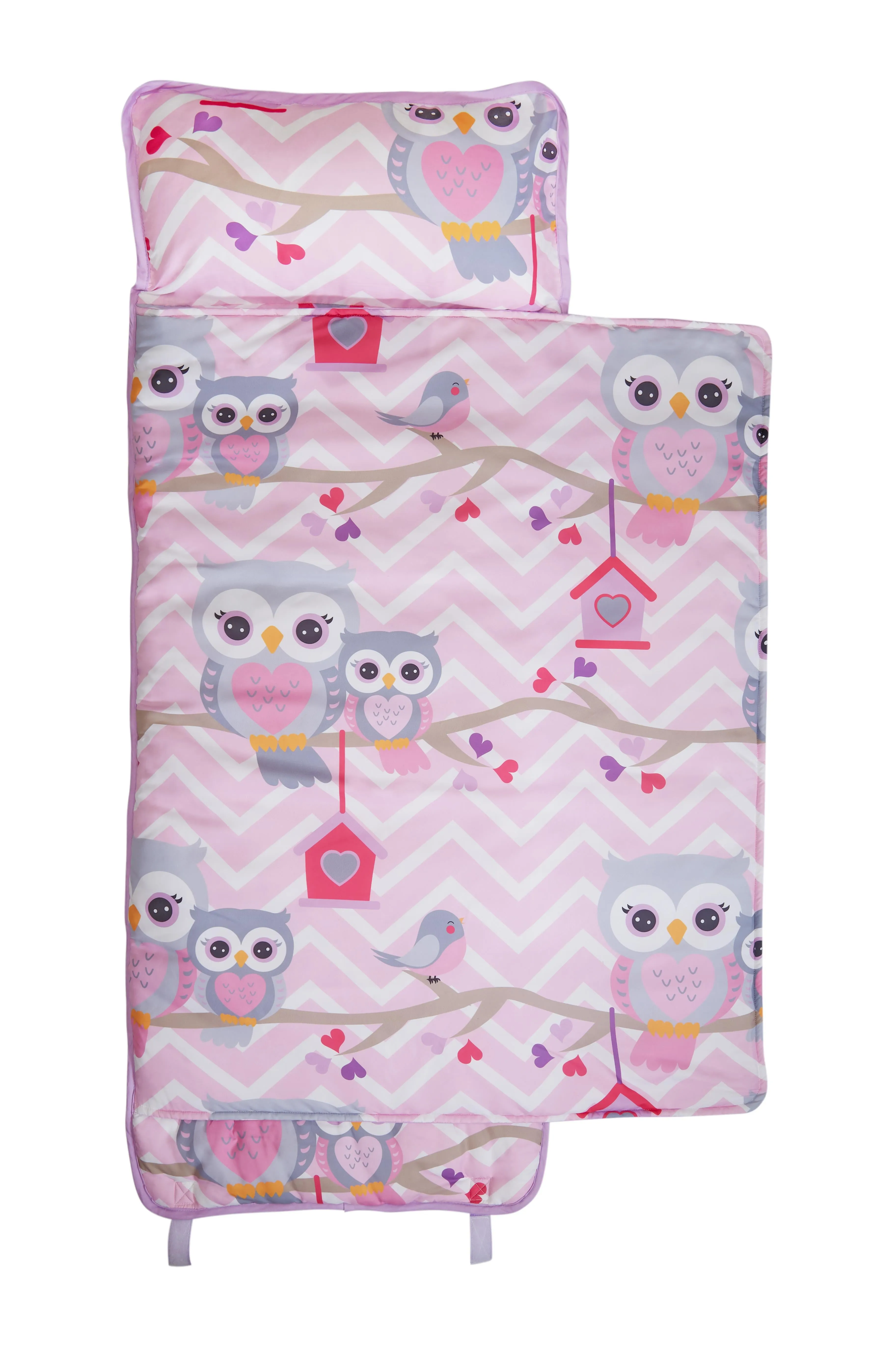 Sweet Owls Nap Mat with Pillow