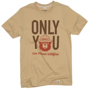 The Landmark Project Only You Smokey Bear T-Shirt - Fossil