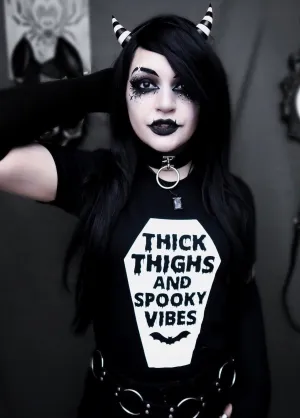 Thick Thighs & Spooky Vibes T-Shirt