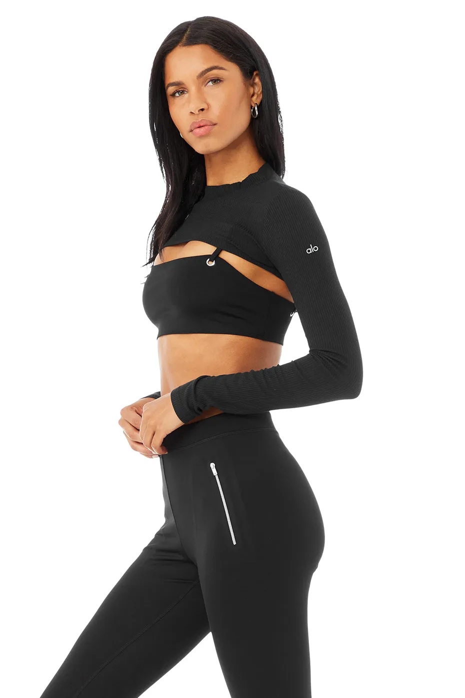 Thrill Seeker Shrug - Black