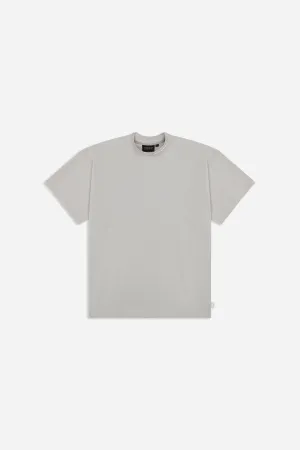 TIMELESS MOCKNECK T-SHIRT GREY