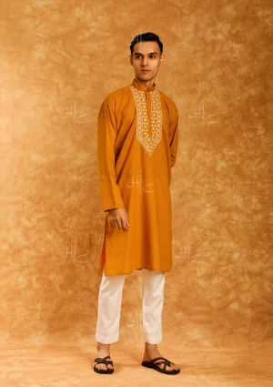 Wasiq Embroidered Rayon Straight Men's Kurta