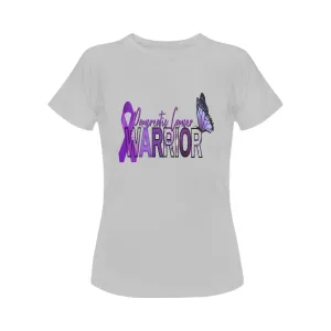 Women's Pancreatic Cancer Warrior T-shirt