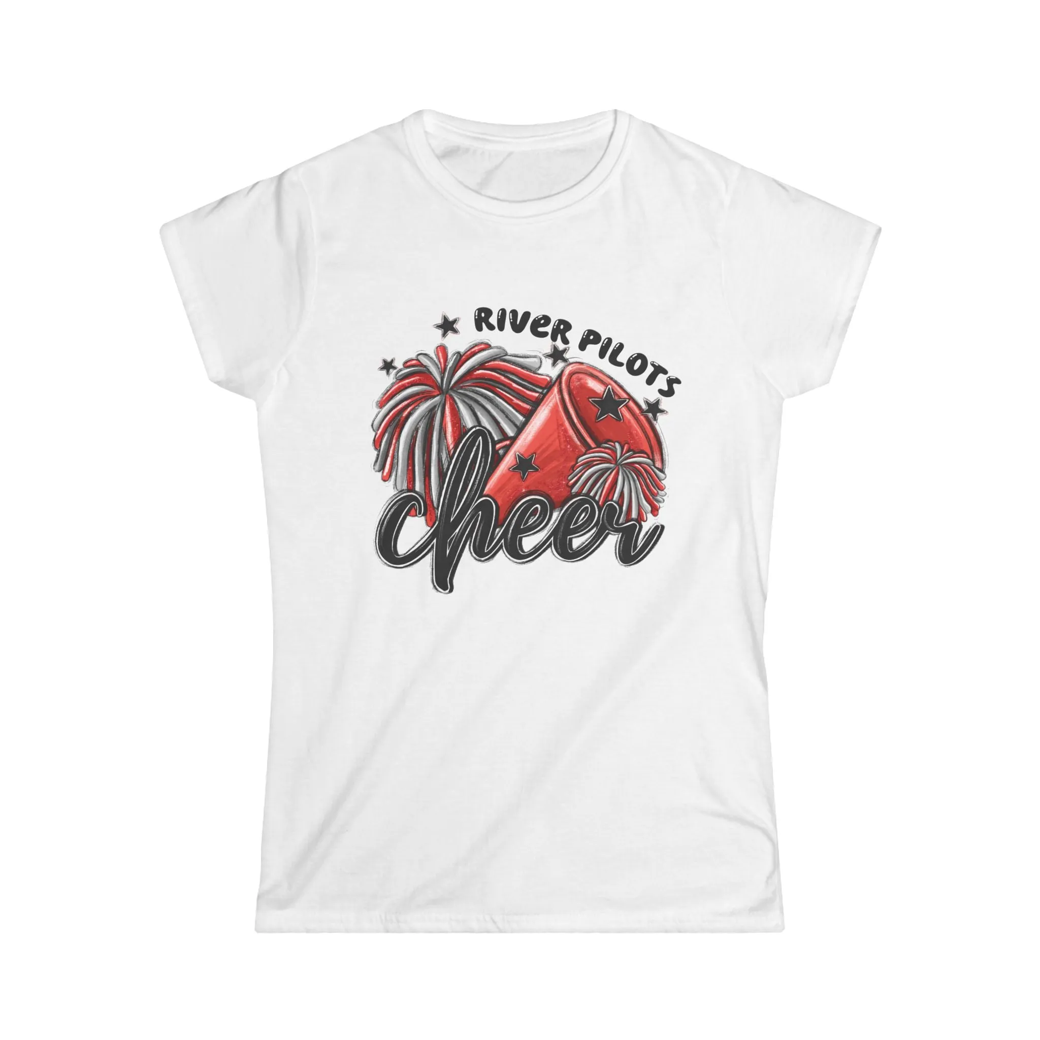 Women's Softstyle Tee - River Cheer