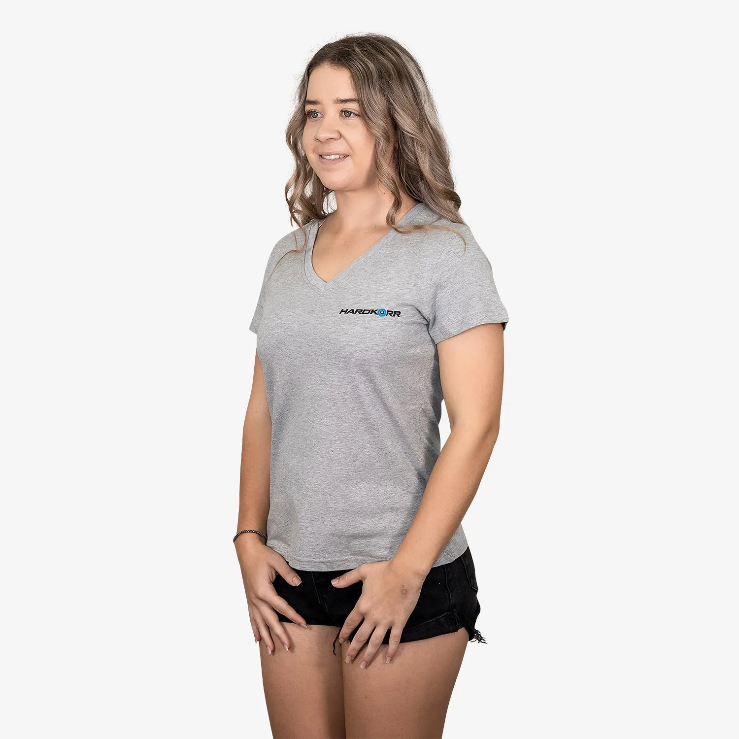 Women's V Neck T-Shirt - HK Circle